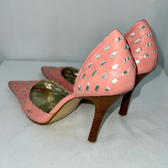 Bakers Pink Stacia Pointed Toe Heels - Picture 5 of 10